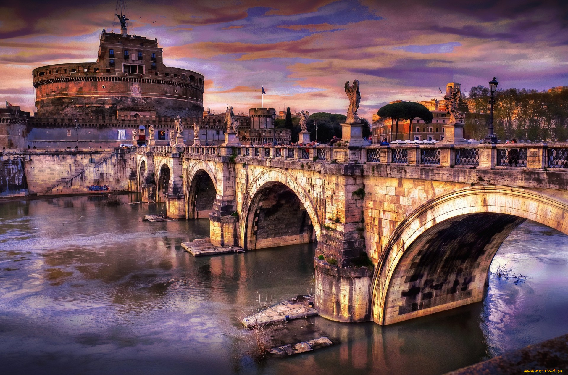 castel, sant`, angelo, rome, , , , , , , , , 